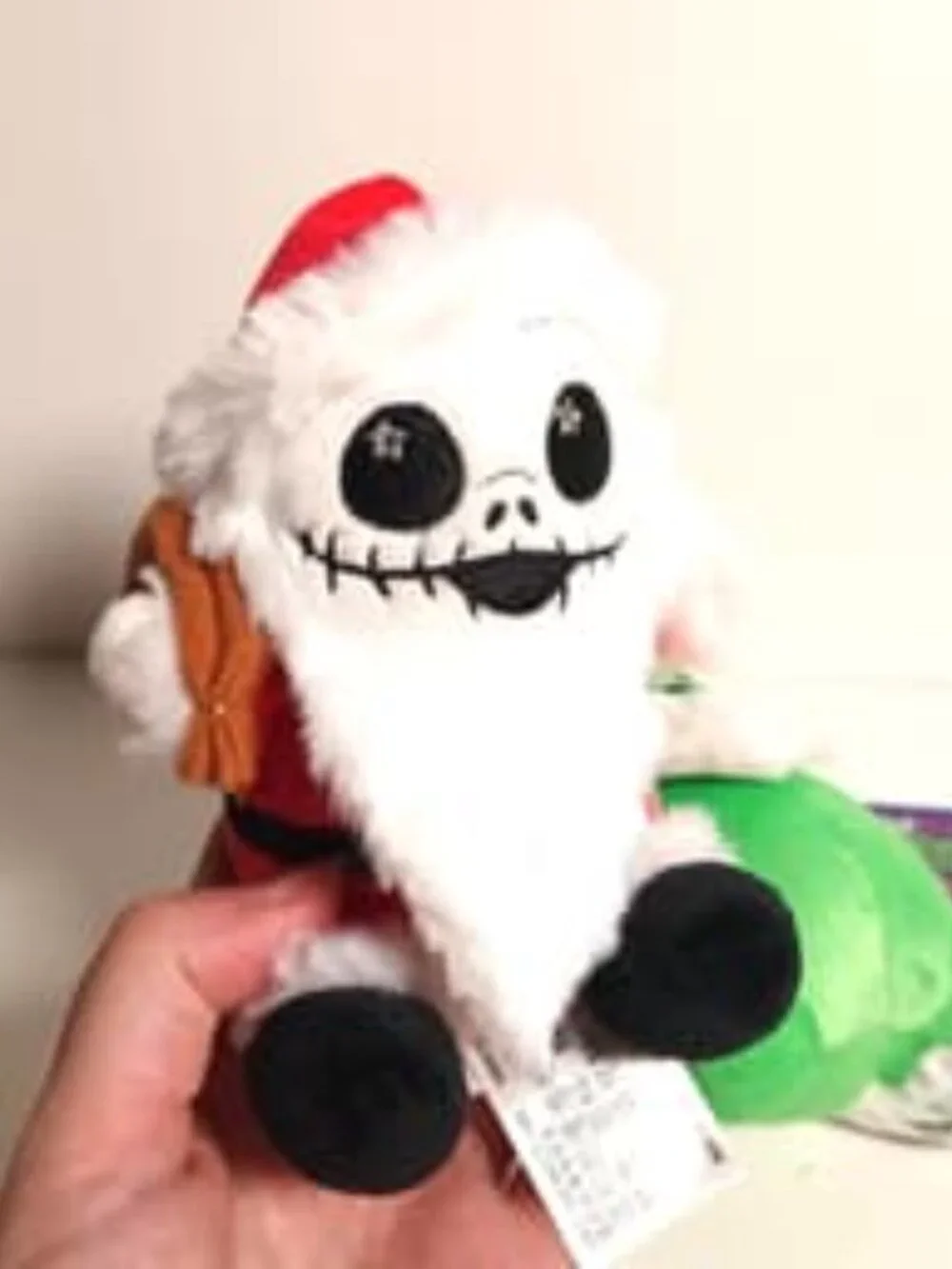Disney Parks Wishables Nightmare Before Christmas Plush Santa Jack Oogie Boogie